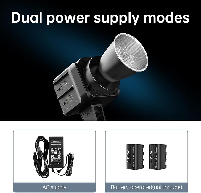 GVM SD80D 80W LED Video Light Kit - Image 4