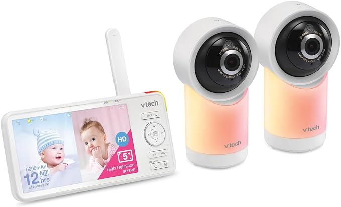 VTech RM5766-2HD RM57662HD Smart Wi-Fi 1080p 2-Camera 360°-Pan-and-Tilt Video - Image 2