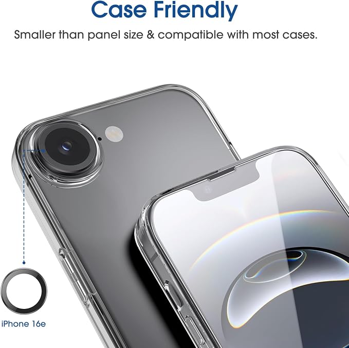 amFilm Auto-Alignment OneTouch for iPhone 17e / iPhone 16e Screen Protector + - Image 5