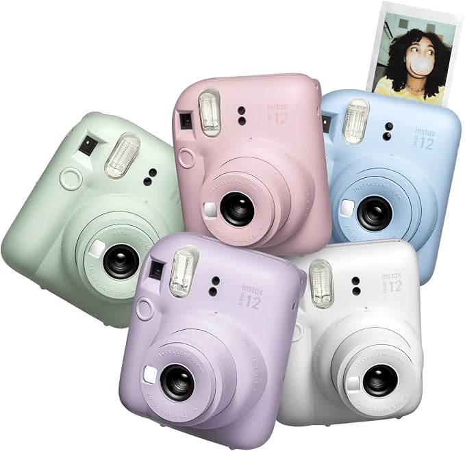 Fujifilm Instax Mini 12 Instant Camera Pastel Blue + Fuji Film Value Pack + - Image 5