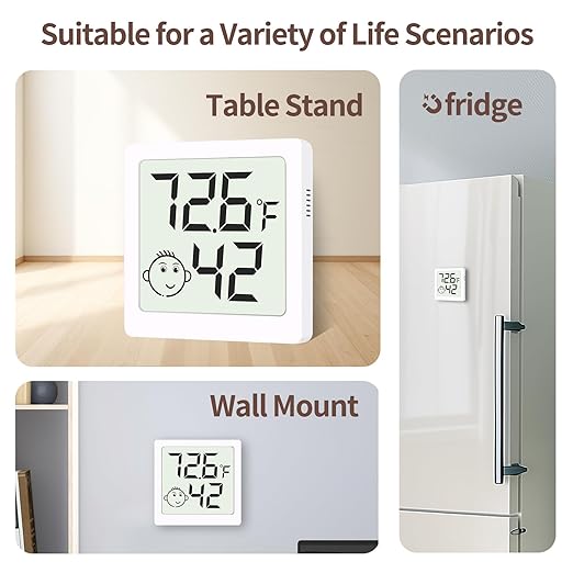 Mini Humidity Meter Hygrometer 6 Pack Room Thermometer Indoor Digital - Image 6