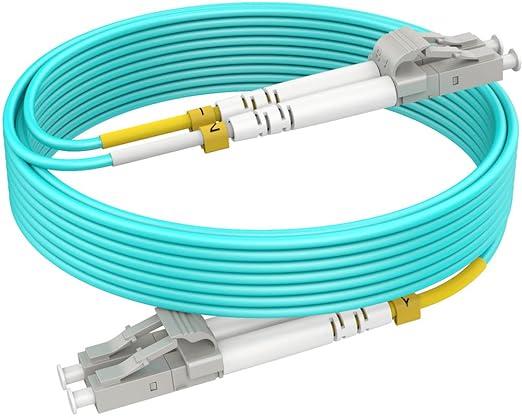 Multimode Fiber LC to LC, 3m OM3, Options 7in~500ft, LC Fiber Patch Cable by RamboCables