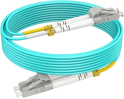 40m OM3 Multimode Fiber LC to LC Fiber Patch Cable, Options 7in~500ft, Fiber by RamboCables
