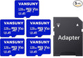 Vansuny Micro SD Card 128GB 5 Pack microSDXC Memory Cards by VANSUNY