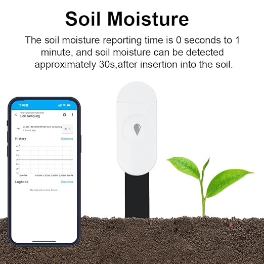 Haozee Intelligent Soil Moisture Sensor, 3 Pack, Zigbee Hub Required, - Image 4