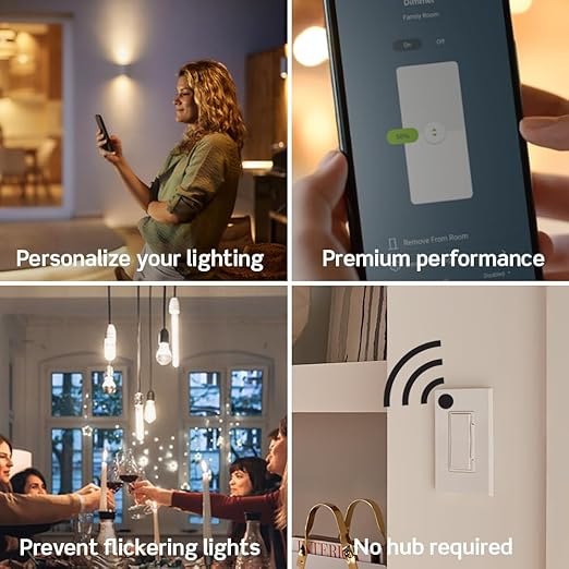 Leviton Decora Smart ELV/LED, Phase Selectable Dimmer Switch, Wi-Fi 2nd Gen - Image 3