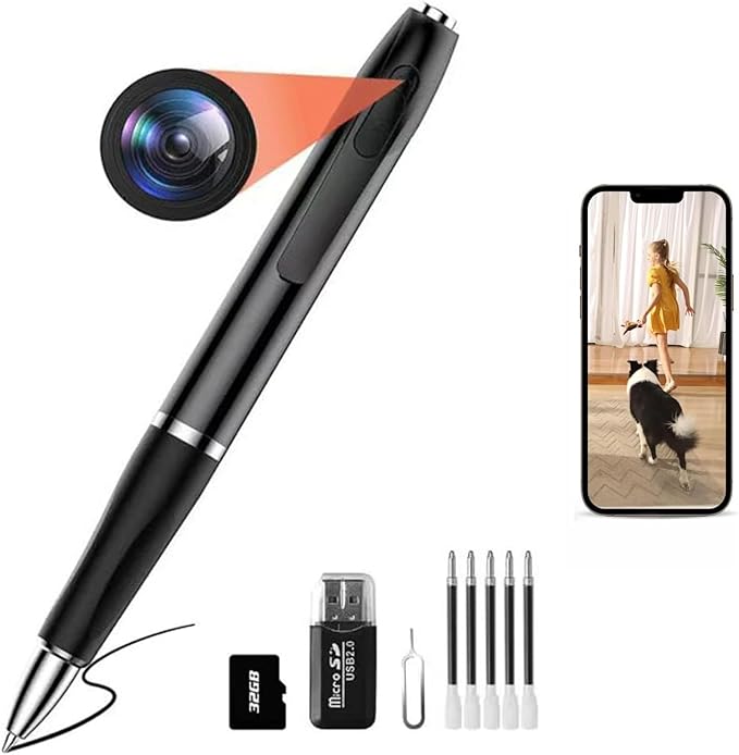 Mini Video Camera, 32GB Hidden Camera Spy Camera，1080P Portable Mini Nanny by Unknown