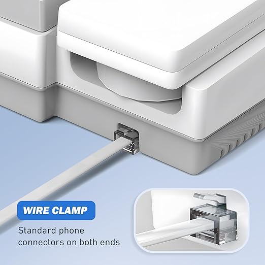 moeverEX Phone Extension Cord 25 Ft, Telephone Cable - Image 4