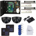 Magnetic Lock Exit Motion Sensor 2 Doors TCP/IP Access Control System Keypad by MENGQI-CONTROL