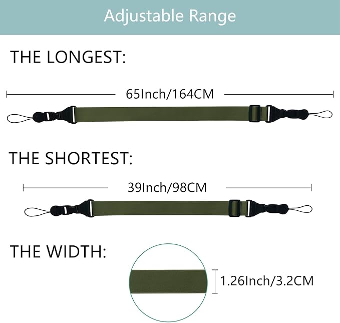 3 Pack Adjustable Shoulder Strap:Comfortable - Image 2