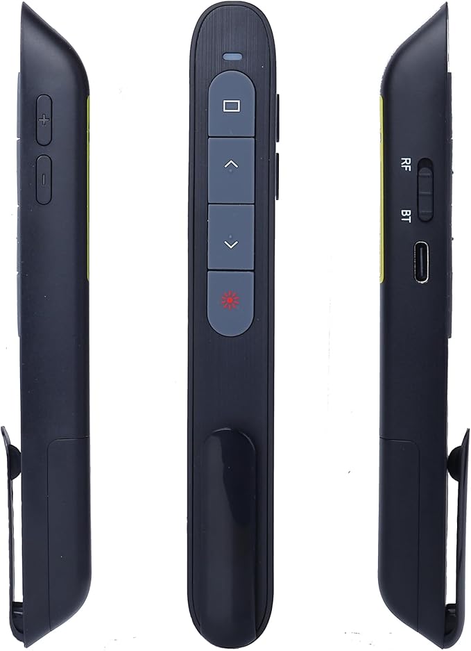 Wireless Presenter with Bluetooth & 2.4G RF Modes, Volume Control & Hyperlink by TITIANCOOLPresenter