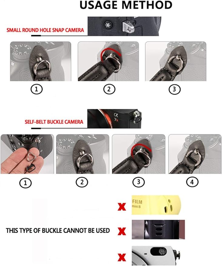 Camera Strap Vintage 100cm Nylon Climbing Rope Camera Neck Shoulder Strap - Image 5