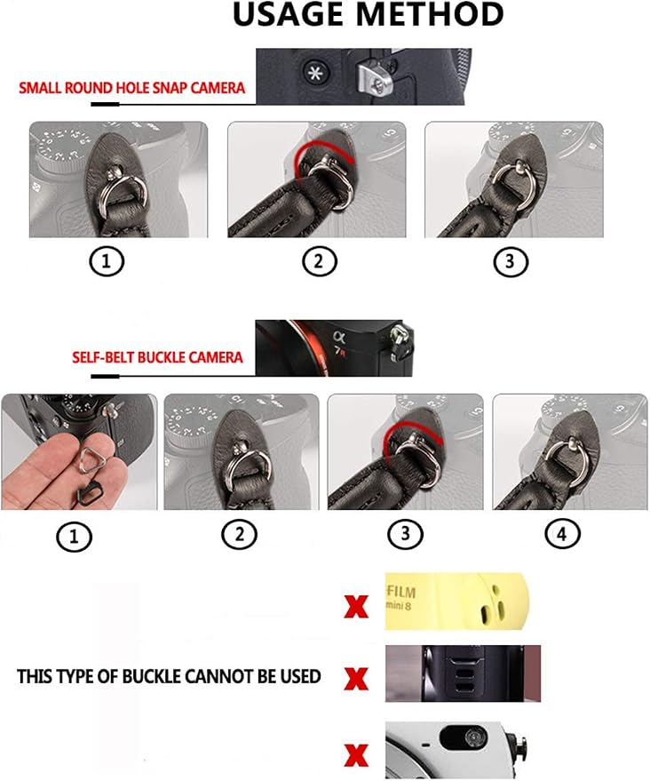 Camera Strap Vintage 100cm Nylon Climbing Rope Camera Neck Shoulder Strap - Image 4