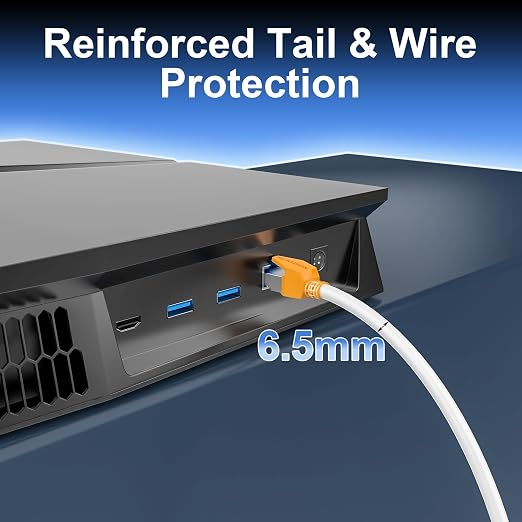 Cat 8 Ethernet Cable 100 ft, 40Gbps High Speed Gaming Network Cable 2000MHz - Image 4