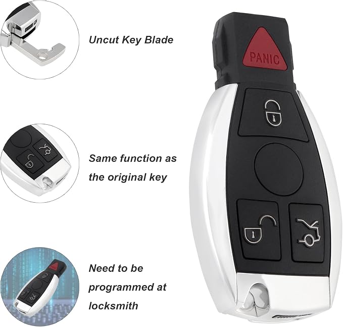 1PC Keyless Entry Replacement Key Fob - Image 4