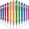 Oddmoal Ballpoint Pen with Stylus Tip, Soft Touch Click Metal Pen, 1.0mm Medium by Oddmoal