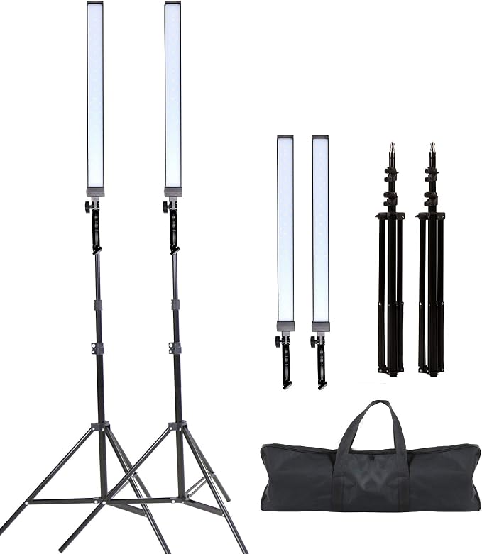 Photography Studio LED Lighting Kit Adjustable Light Professional Electrical by GSKAIWEN