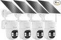 VIZIUUY Solar Security Cameras Wireless Outdoor 4 Pack, 3MP Security Cameras by VIZIUUYSecurity