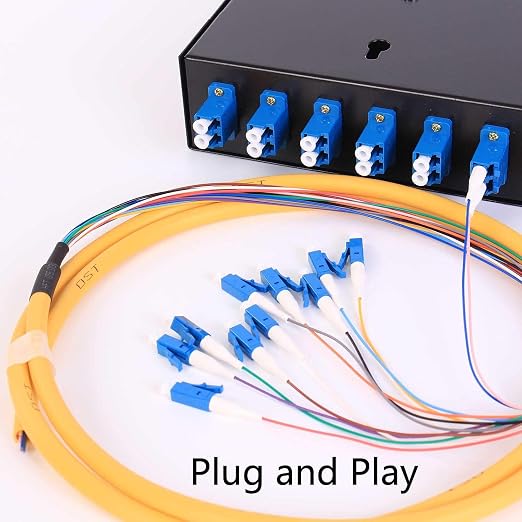 4Pcs 1.5 Meter 12 Strand SingleMode 9/125 LC-UPC Fiber Pigtail, 12 Color-Coded - Image 7