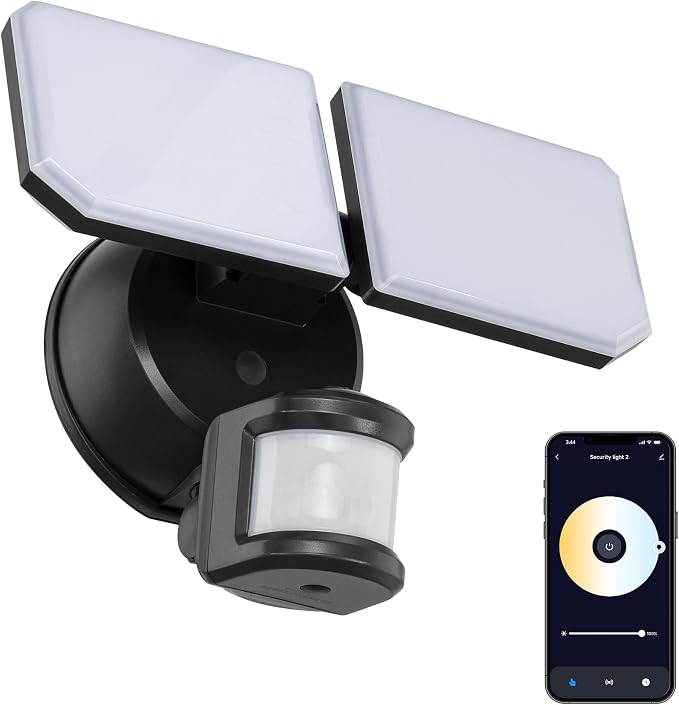 Guardian SMART Flood and Security Wall Light by EastGroveHome