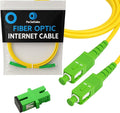 6ft / 2M SC/APC to SC/APC Fiber Optic Internet Cable by PacSatSales++-+Premium+Fiber