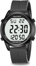 Pedometer Watch for Walking for Senior No App Required by Hearkent