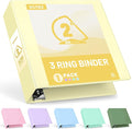 Sooez BinderX Extra Durable 2 Inch 3-Ring Binder, Holds 520 Sheets of 8.5x11 by Sooez