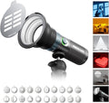 PHOTOOLEX RGB Photography Flashlight, 10W Portable Fill Light, 8400mAh/4 by PHOTOOLEX