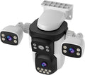 EVERSECU Triple Lens WiFi PTZ Security Camera, Three Cameras in One, Side by EVERSECU