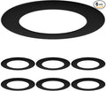 Amico 6 Pack Goof Rings for 6 Inch Recessed Lights, Can Light Trim Ring Cover by Amico
