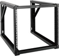 Tecmojo 9U Wall Mount Rack, Wall Mount Network Rack 24.8in Depth, Open Frame by Tecmojo