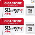 GIGASTONE 512GB Micro SD Card 2-Pack, Camera Plus, by Gigastone