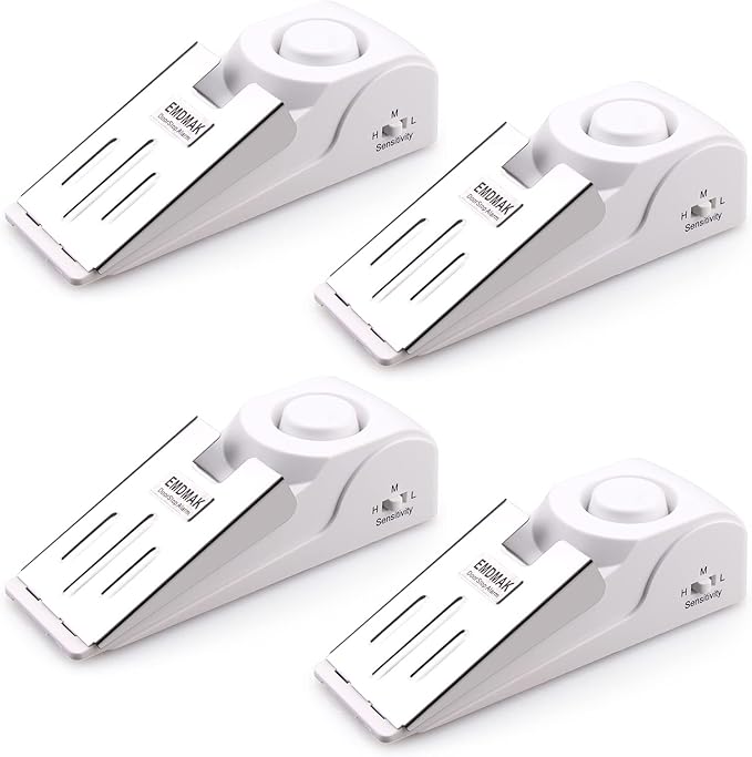 EMDMAK Door Stop Alarm with 120DB Siren Door Stop by EMDMAK%C2%AE