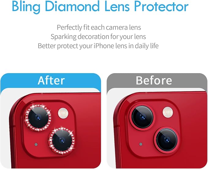 Bling Diamond Individual Camera Lens Protector - Image 6