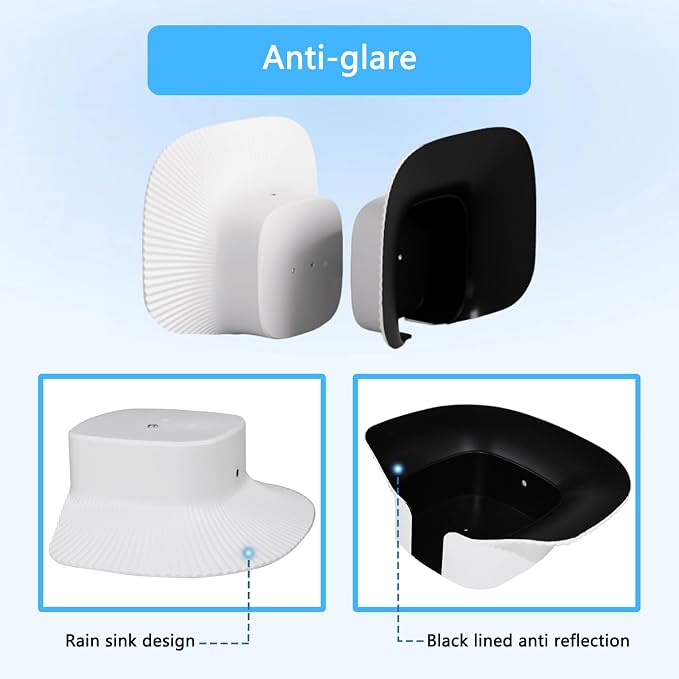 2 Pack Outdoor Camera Rain Sun Cover Compatible - Image 3