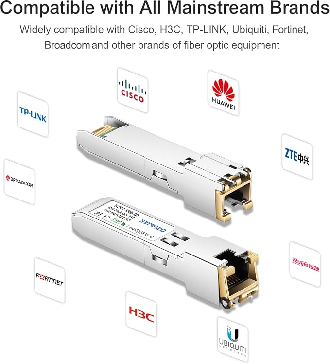 10GBASE-T SFP+ to RJ45 Transceiver, 10G Ethernet Copper Module, Optical SFP RJ - Image 5