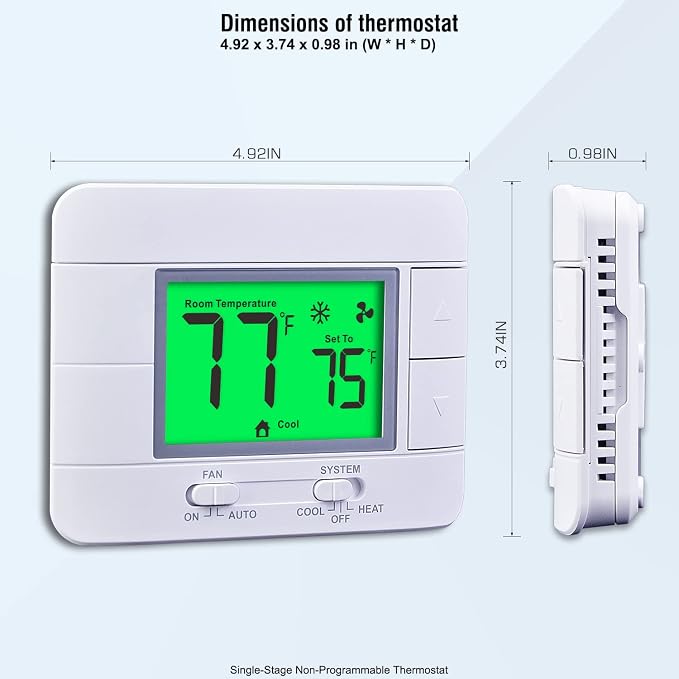 Upgraded Non Programmable Thermostats - Image 3