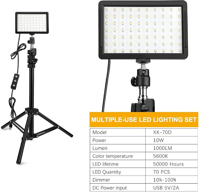 3 Packs 70 LED Video Light - Image 6
