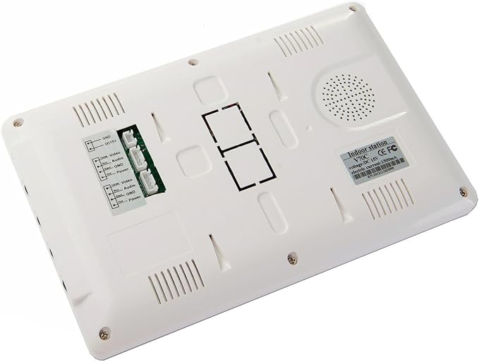 6 Units Apartment Video Intercom System, 7 inch Monitor Wired Video Door Phone - Image 4