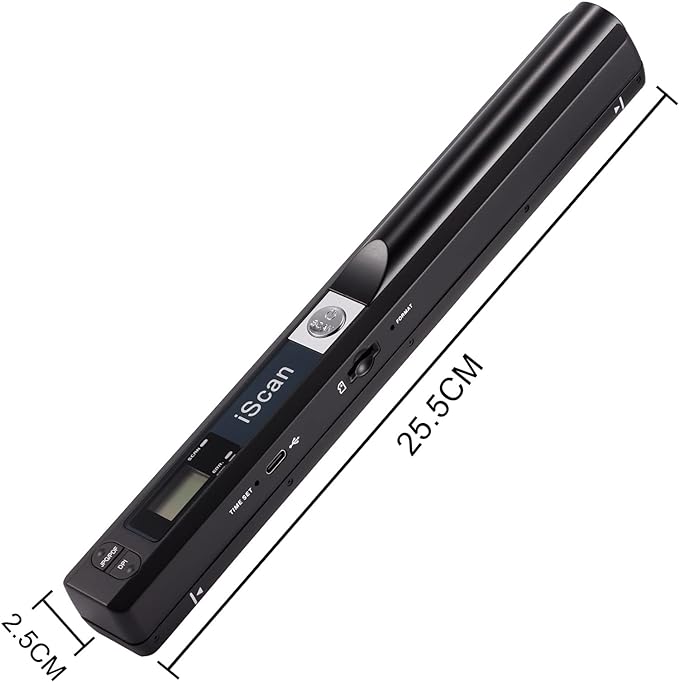 Portable Document Scanner, AOZBZ 900DPI Handheld Image Scanner, Scanning Wand - Image 6