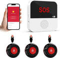 SanJie Wi-Fi Wireless Caregiver Pager Call Button by SANJIEGuardSecurity