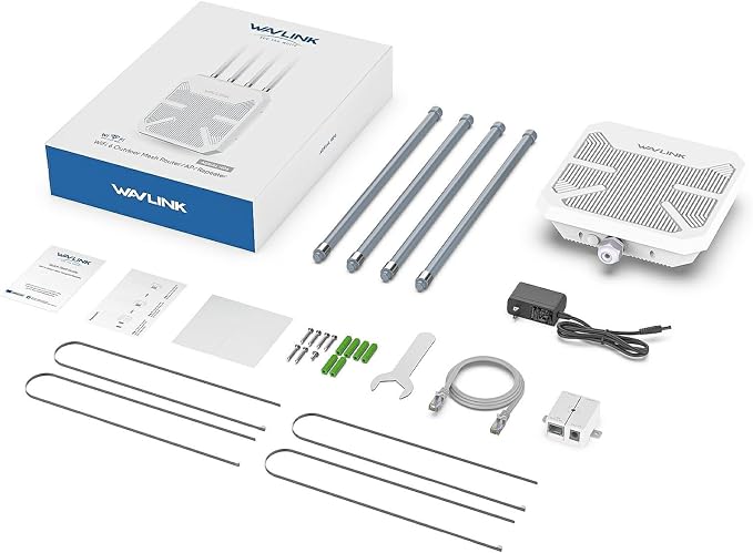 2026 AX1800 WiFi 6 Outdoor WiFi Extender, WAVLINK Long Range WiFi Extender - Image 9