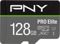 PNY 128GB PRO Elite Class 10 U3 V30 microSDXC Flash Memory Card by PNY