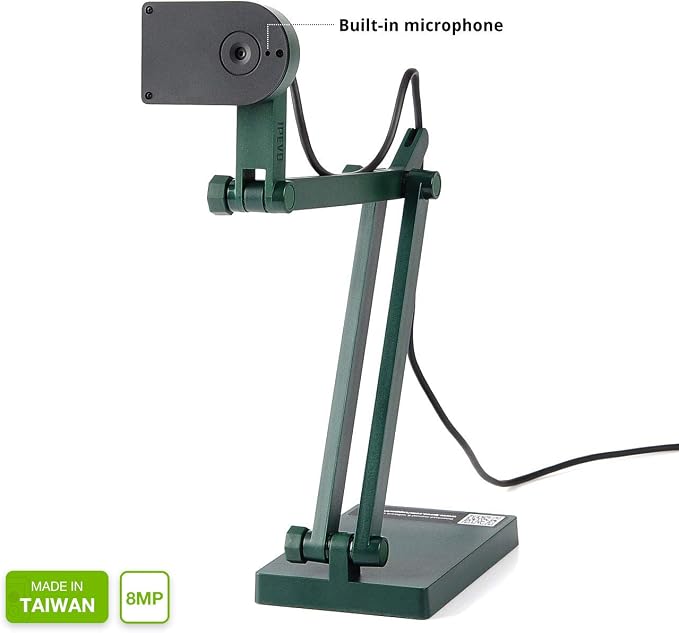 IPEVO V4K Ultra High Definition 8MP USB Document Camera — Mac OS, Chromebook - Image 5