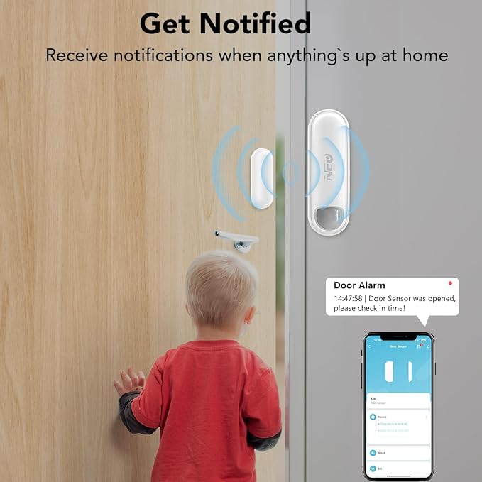 Zigbee Contact Sensor for Door and Window, Zigbee Door Sensor Compatible - Image 5