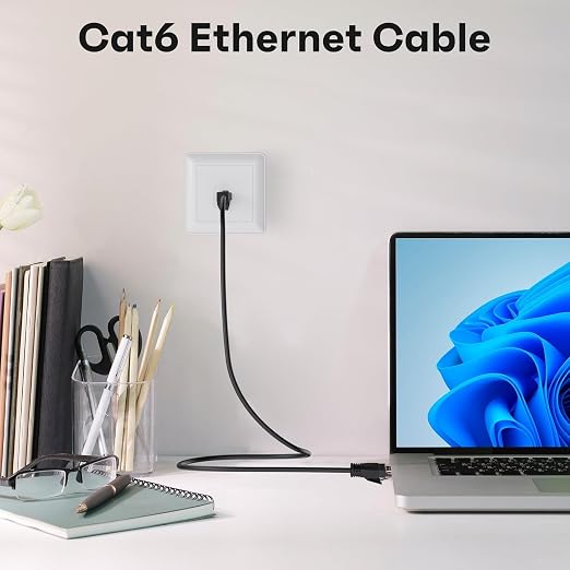 Cat6 Ethernet Cable 0.6 FT, Snagless Short Cat 6 Patch Cord, RJ45 Pure Copper - Image 3