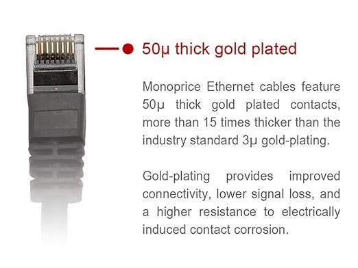 Monoprice 3FT 24AWG Cat6 550MHz UTP Ethernet Bare Copper Network Cable - Image 3