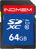 64GB SD Card, High Speed up to 90M/S, C10/U3/V30, SDXC UHS-I Memory Cards by elecacc