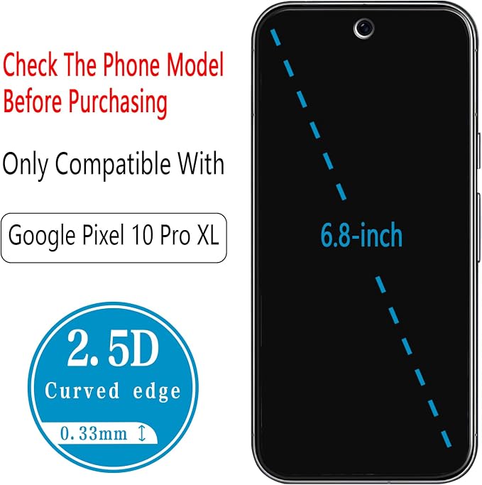 2 Pack Tempered Glass Screen Protector - Image 3