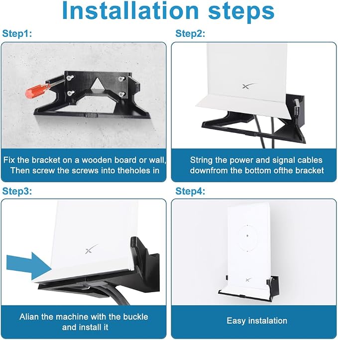 for Starlink Router Wall Mount Kits Bracket - Image 4